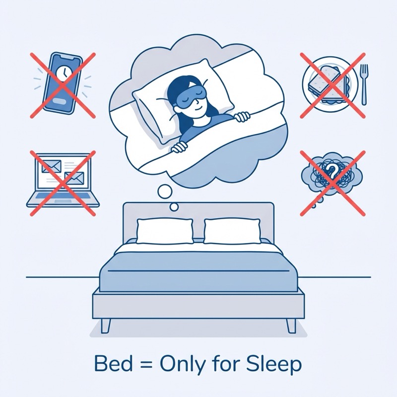 ベッドの条件付け