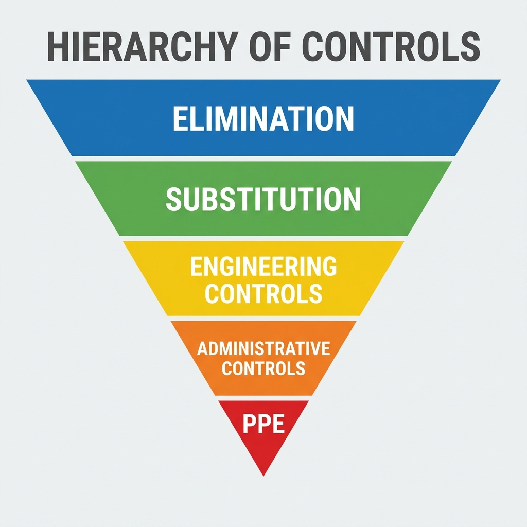 安全対策の階層(Hierarchy of Controls)