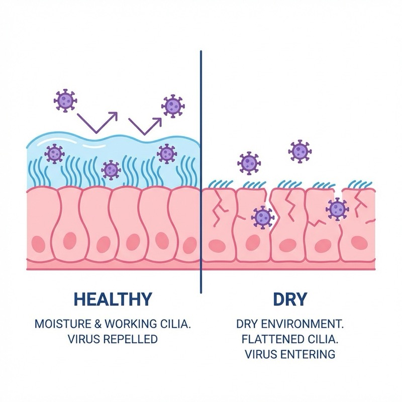 ウイルスの侵入イメージ